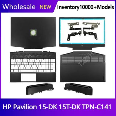 New Original For HP Pavilion 15-DK 15T-DK TPN-C141 Laptop LCD back cover Front Bezel Hinges Palmrest Bottom Case A B C D Shell