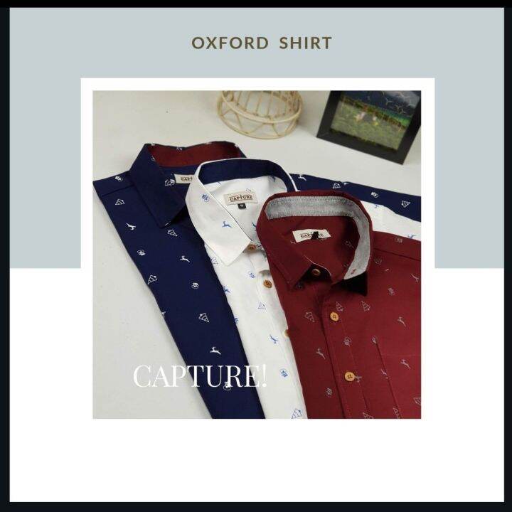 capture-shirt-เสื้อเชิ้ตผู้ชาย-เชิ้ตแขนสั้น-คอปก-ลายคริสต์มาส-สีแดง-มีถึงอก-48-นิ้ว