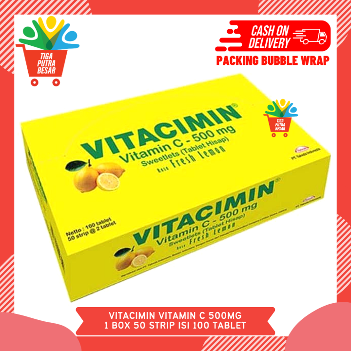 Vitacimin Vitamin C 500 Mg Box 50 Strip Isi 100 Tablet Lazada Indonesia