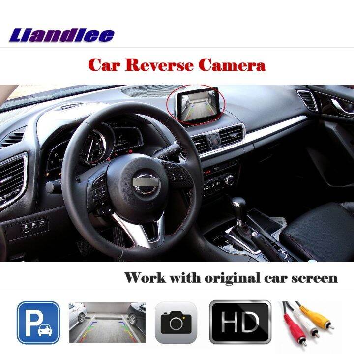 Car Reverse Parking Camera (6V) For Mazda 3 Mazda3 Axela BM/BN Sedan 2013 2014 2015 2016 2017