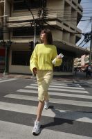 Yellow Julian Ribbed Skirt กระโปรงสีเหลือง เรียบหรู ใส่สบายมากกก