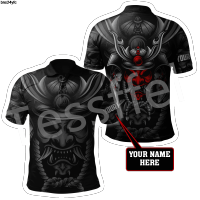 Summer  Japanese Samurai Tattoo Spirits Ghosts Retro 3dprint Summer Polo Shirts Streetwear Short Sleeve Men T-shirt Casual Clothing X1 2023 new polo shirt