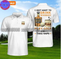 2023 Golf Skull Golf Clubs Happy Golf Colorful Golf Mens and Womens High Quality Full sublimation Quick Dried Polo Personalized p-1507 (private chat free custom name&amp;logo) New polo shirt