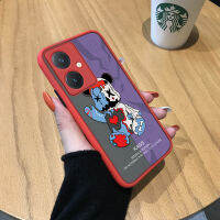 เคสสำหรับ Vivo Y27เคสลายการ์ตูนน่ารักหลากสี XX เคสนิ่มใส่โทรศัพท์ขอบมีน้ำค้างแข็งโปร่งใสเคสแข็งกันกระแทกคลุมทั้งหมดปกป้องกล้อง