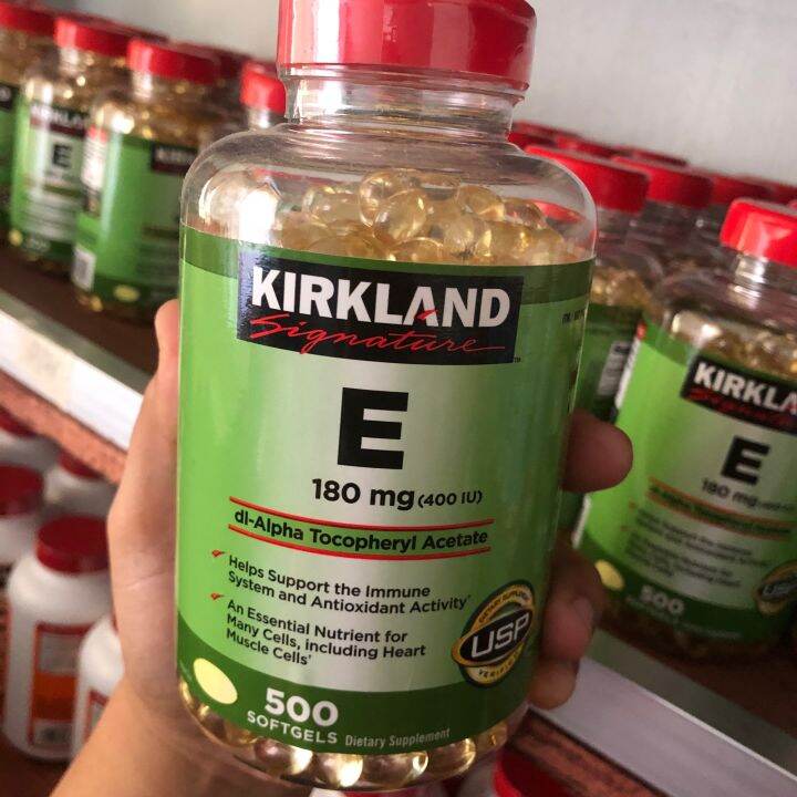 Authentic Kirkland Vitamin E 180mg/400iu (exp MARCH 2025) Lazada PH