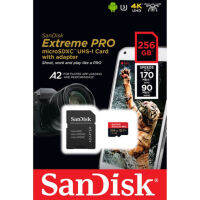 (พร้อมส่ง) Sandisk Micro SD 256GB Class10 Extreme Pro ความเร็ว 170MB/s ของแท้ ประกันศูนย์ตลอดอายุการใช้งาน รุ่น SDSQXCZ_256G_GN6MA  by MP2002