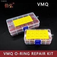 △❐ Thickness 1/1.5/1.9/2.4/3.1mm Red Ring Silicone ORing Seal Silicon Sealing O-rings VMQ Washer oring set Assortment Kit Set Oring