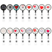 Hot Retractable Nurse Doctor Badge Holder Funny Reel Work Tag Students Clip Name Card Plate ID Card Holders Office Supplies
