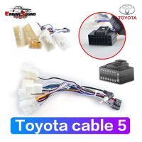 ปลั๊กตรงรุ่นจอแอนดรอย TOYOTA-T5 ไม่ต้องต่อสาย มาพร้อมปลั๊กเสา FM 16pin Andriod ปลั๊กวิทยุ ไม่ต้องตัดสายให้เสียเวลา เสียบแล้วใช้งานได้เลย