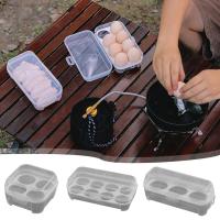 Egg Storage Box Outdoor Shockproof Portable Transparent Egg Box Box With Tray Plastic Packing Egg K9C2