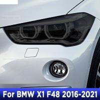 สำหรับ BMW X1 F48 2016-2021ไฟหน้ารถภายนอกป้องกันรอยขีดข่วนด้านหน้าโคมไฟสี TPU ฟิล์มป้องกันอุปกรณ์ซ่อมสติ๊กเกอร์