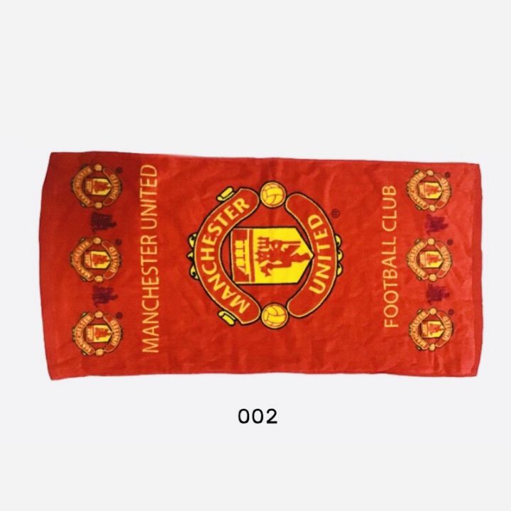 ลิขสิทธิ์แท้-ผ้าขนหนู-16x32-นิ้ว-แมนยูไนเต็ด-ลายฟุตบอล-man-united