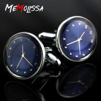 MMS Jewelry shirt cufflink for mens Brand cuff buttons Watch Shaped cuff link High Quality Wedding abotoaduras Drop Shipping