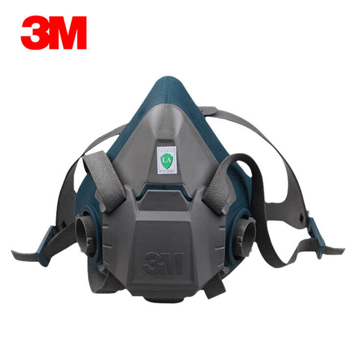 3M 6500QL หน้ากากครึ่งหน้าซิลิโคนไส้กรองคู่ | Lazada.co.th