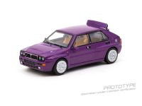 Presale Tarmac Works 1:64 Lancia Delta HF Integrale Viola ชุดโมเดลรถยนต์หล่อขึ้นรูปสีม่วงขนาดเล็ก