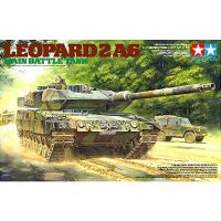 Tamiya 1/35 LEOPARD 2 A6 Geman ชุดรถถังประจัญบานแบบคงที่แบบสมัยใหม่ #35271