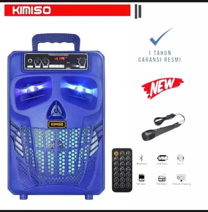 SPEAKER BLUETOOTH KARAOKE PORTABLE PALING LARIS SUARA SUPER BASS UKURAN