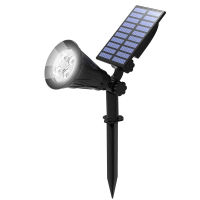 T-SUNRISE Solar Powered 47 LED Lamp Adjustable Solar Spotlight In-Ground IP65 Waterproof Landscape Wall Light Outdoor Lighting