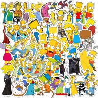 10/25/50pcs Cartoon Anime The Simpsons Stickers For Car Laptop  Waterproof Decal Graffiti Sticker for Kids Toys Gifts Stickers Labels