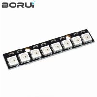 10Pcs 8 channel WS2812 5050 RGB LED lights built-in full color-driven development board WATTY Electronics