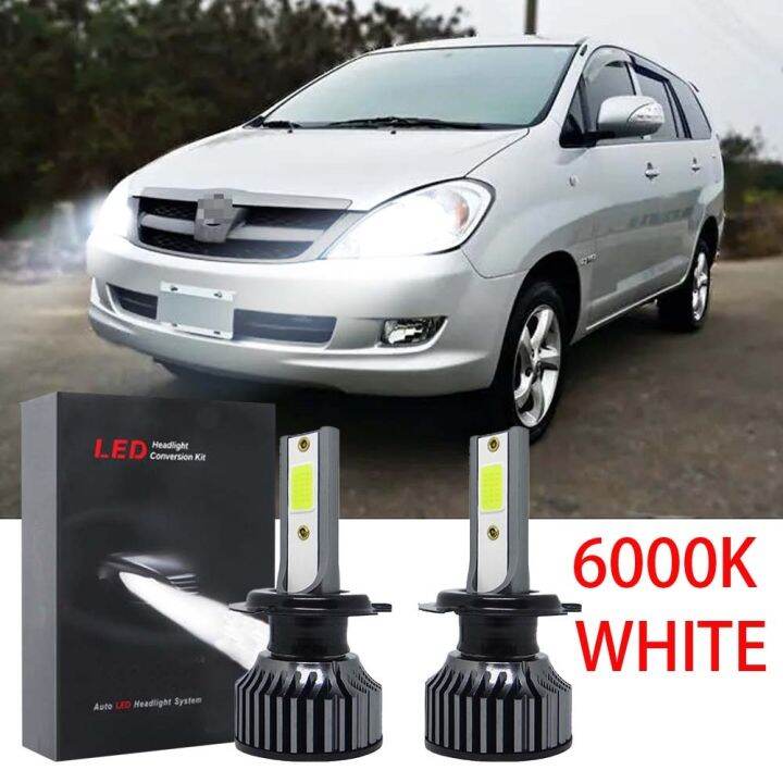 Front LED Headlight Bulbs For Toyota Innova Year 20052016 Low High