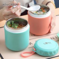 ✤✼✵ Portable Thermos Lunch Box 304 Stainless Steel Container Food Insulation Soup Cup Children Thermos Sealed Leak-proof Lunch Box