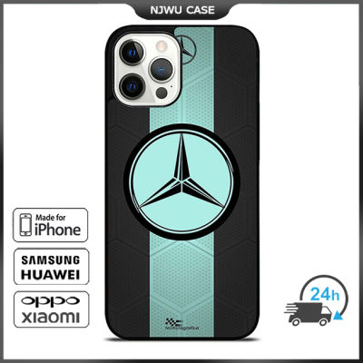 Mercedes AMG 2 Phone Case for iPhone 14 Pro Max / iPhone 13 Pro Max / iPhone 12 Pro Max / XS Max / Samsung Galaxy Note 10 Plus / S22 Ultra / S21 Plus Anti-fall Protective Case Cover