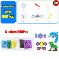 4MM Refill Hama Beads Puzzle Aquabeads DIY Water Spray Beads Set Ball Games 3D Handmade Magic Toys For Girls Children