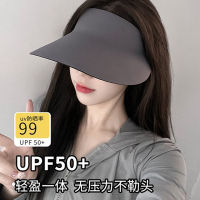 Sun Hat Womens 2023 New Arrival No Mark No Sense One-Piece Sports Thin Wide Large Brim Empty Top Sun Hat