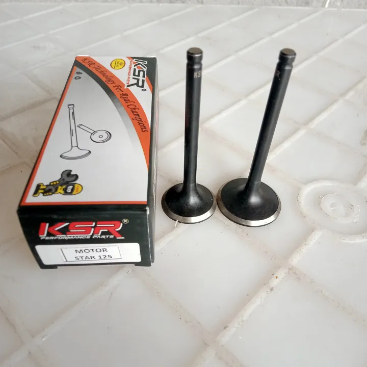 Valve Set Motorstar 125 Inlet Exhaust Valve Ksr Thailand Parts
