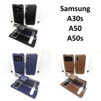 เคส Samsung A30s , A50 , A50s - เคสฝาพับ ตั้งได้ ซัมซุง