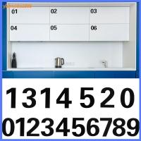 YIXINYIDE1999 1ชิ้นติดประตูป้ายติดประตูแบบมีกาวในตัวแผ่นป้ายติดประตูตัวเลขประตูลิ้นชักบ้าน