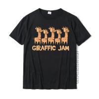 Giraffe Giraffic Jam Funny Pun Cute T-Shirt Company Men Tops Shirts Printing T Shirt Cotton