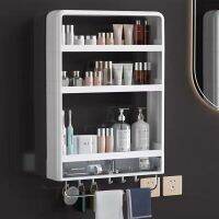 Makeup Storage Shelves Wall Mounts Rack Holder Toiletries Organizer Bathroom Decoration Wall Shelf Bathroom Towel Kitchen Shlef Bathroom Counter Stora