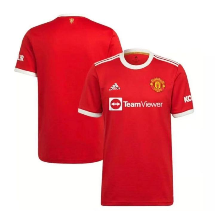 เสื้อฟุตบอลแมนยูชุดเหย้า-ฤดูกาล-21-22-manchester-united-home-jersey-21-22-top-thai-quality-football-soccer-jerseys-shirts-aaaเสื้อสีแดง