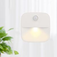 [COD]LED Night Light PIR Motion Sensor Light Wall Plug In Night Lamp Bedroom 220V 110V Socket Lamps For Closet Aisle Hallway Pathway