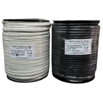 Philflex Flat Cord Wire #16 AWG 16 Pure Copper color black or