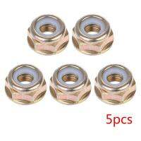 5pcs Universal Nut Brushcutter Left-hand Thread Blade Nut Accessories For Lawn Mowers Home Lawn Trimming Tools