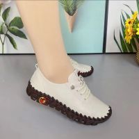 Summer Flat Womens Shoes 2023 Orthopedic Loafers Woman Moccasins Stitched Slip On Ballet Flats Mom Shoe Nurse Shoes Medical