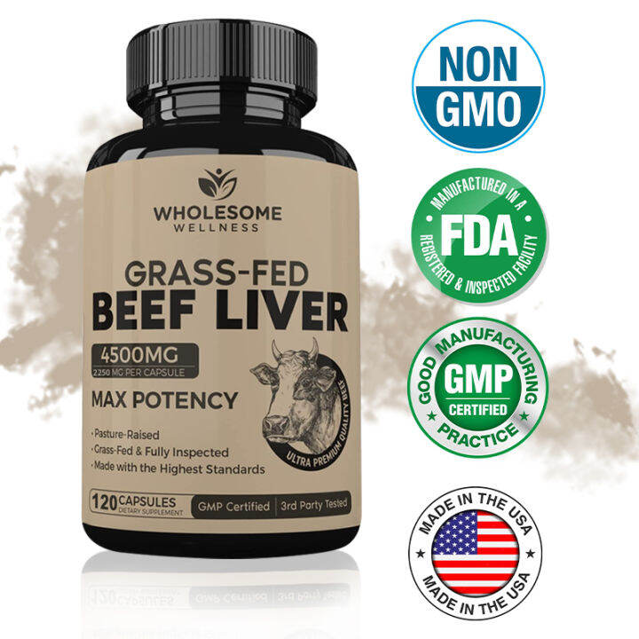 Grass-Fed Beef Liver Capsules para sa Malakas na Mga Joint, Connective ...