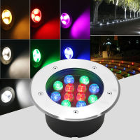 RGB Floor Light Waterproof Outdoor Step Lights Trapspin Led Decoration Lights Ground Lamp Park Garden Lamp 12V 24V 220V 3W 6W 9W