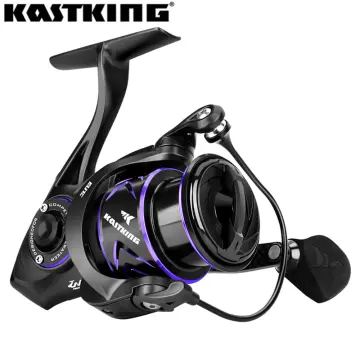KastKing Spinning Reel and Rod Combo Set Brutus Portable Spinning Fishing  Rod and Brutus Spinning Reels with SuperPower 137m PE Braided Fishing Line