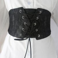 【CW】 Stretch Corset Wide Cincher Up Waspie Waist for