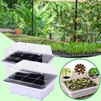 6/12 Hole Plant Seed Grows Box Nursery Seedling Starter Garden Yard Tray Hot Germination Propagation Clone Starter Pad Garden