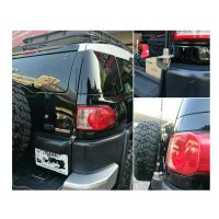 แท่นยึดเสาอากาศวิทยุสำหรับ FJ Cruiser แท่นที่ตั้งเสาอากาศรถเหล็กสแตนเลสประตูท้ายรถแท่นยึดเสาอากาศ