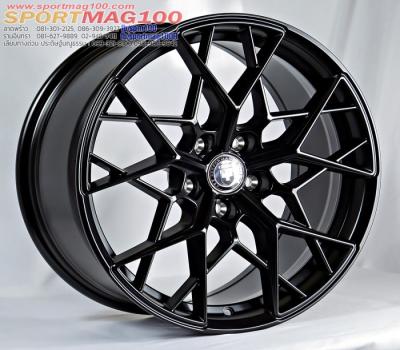 แม็กซ์ใหม่ยี่ห้อ TG Racing รุ่นVage สีดำด้าน สเปค 8-18นิ้ว 5รู114 Offset38