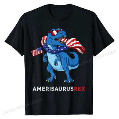 4th Of July Amerisaurus T Rex  Boys Kids Teens T-Shirt Prevalent Men T Shirt Slim Fit Tops &amp; Tees Cotton Classic