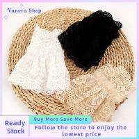 VANORA SHOP 1Pair ใบไม้ผลิใบไม้ร่วง ที่ปิดรอยแผลเป็น ที่คลุมแขน เสื้อสเวตเตอร์ตกแต่ง แขนเสื้อปลอม แขนข้อศอกมีระบาย ปลอกข้อมือลูกไม้ ปลอกแขนถอดออกได้