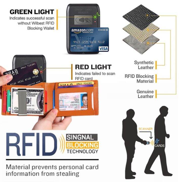 layor-wallet-rfid-ผู้ชายกระเป๋าสตางค์คาร์บอนไฟเบอร์หนังผอมบางบัตรผู้ชายกระเป๋าสตางค์กระเป๋าเงินคลิปชายกระเป๋าสั้นสีดำ-vallet-สตางค์-walet