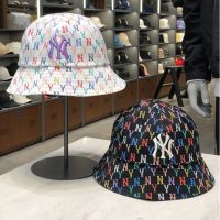 หมวกบักเก็ต Bucket hat หมวกชายหาดหมวกดวงอาทิตย์ฤดูร้อนชาวประมงกลางแจ้งหมวก NY ผู้ชายผู้หญิงหมวกฮิปฮอป l